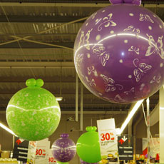 Ballons géants sérigraphiés